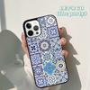 Осенний марокканский узор плитки мягкий чехол-бампер для iPhone 17 Air 16 16e 15 12 11 13 14 Pro Max Apple Plus Coque