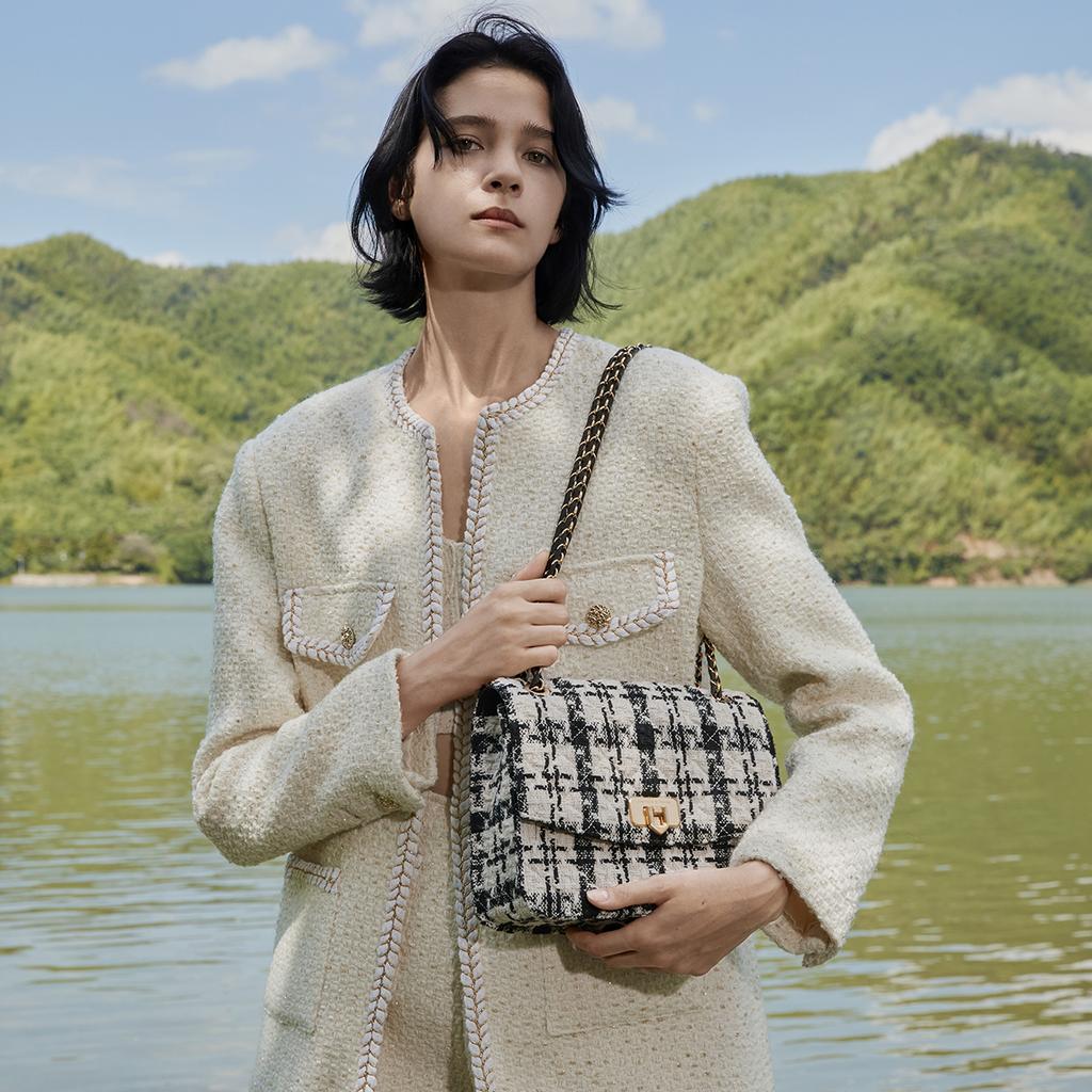 Сумка через плечо Charles & Keith с стеганой цепочкой Женская сумка на плечо Многоцветная CK2-70782173-1