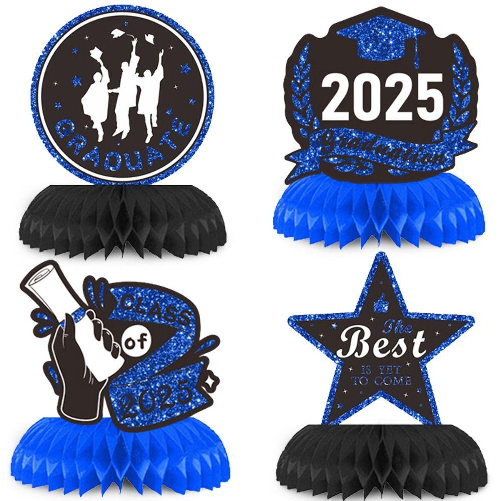 Congrats Grad Graduation Honeycomb Ornament Celebrate GRAD Theme Decor  Party Favors