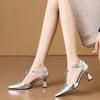 Женские туфли-лодочки Модные милые туфли на каблуках с острым носком Женские туфли на шпильках с пряжками и ремешками Вечерние туфли на высоком каблуке Женские туфли Zapatos De Mujer