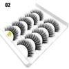Handmade Natural Wispy Flared Eye Lash Extension False Eyelashes Crisscross 3D Faux Mink Hair