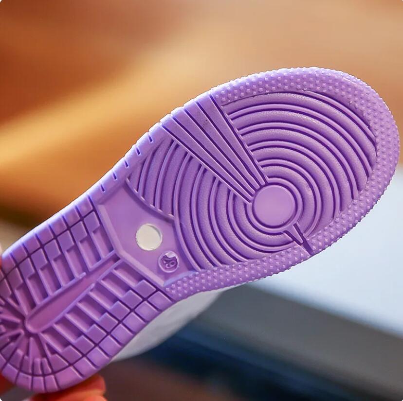 2024 Детская повседневная обувь для девочек, резиновая, школьная, нескользящая, легкая, плоская, детская, спортивная, дышащая, кроссовки для ходьбы