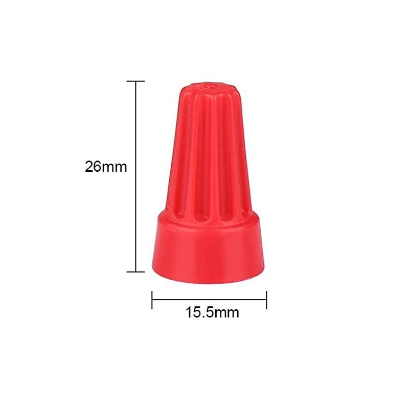 25/50/80 шт. быстрый разъем для проводов, цветной электрический изолированный обжимной поворотный терминал 0,2-10 мм, гайка, пружинная заглушка, соединение