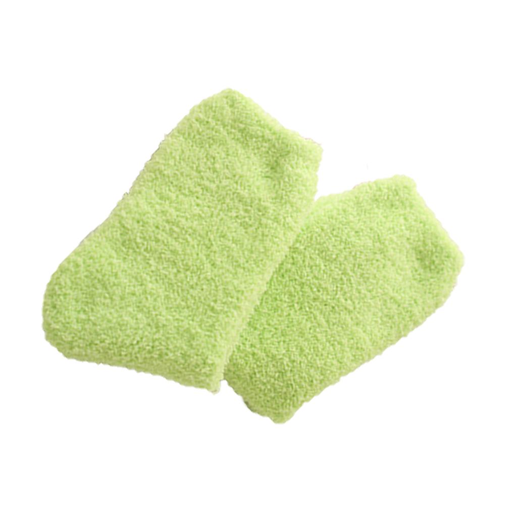 Women Coral Fleece Socks Warm Thick Socks Long Midi Low Lined Slipper