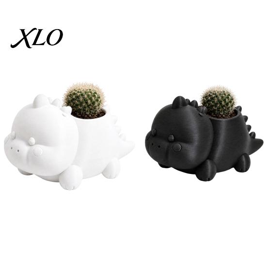 Plant Pot for Windowsill 3D Printed Dinosaur Shaped Succulents Pot, Cute Planter Small Desktop Decoration Cactus Mini Plants, Decorative Flower Unique