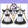 Nekopara Chocola Vanilla Костюм для косплея горничной-кошки Парик Дышащий Изысканное исполнение