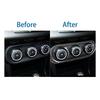 AC Panel Gauge Pod Pointer Cover Trim Frame For Mitsubishi Lancer EVO X 10 2008-2015 Carbon Fiber Car Console Dashboard