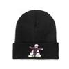 Satoru Gojo Will Kill You Jujutsu Kaisen Knitted Hat Women's Unisex's Beanies Winter Hats Polyester Anime Manga Crochet Melon Cap