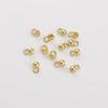 14K Gold-Plated Copper Positioning Bead Buckle for DIY Jewelry Accessories