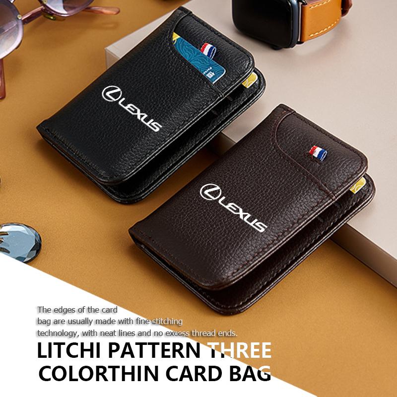 PU Leather Man Women Travel Passport Holder Credit Card Holder Case Wallet For Lexus RX350 IS250 IS200 GS300 LX570 RC350 UX250h DV6