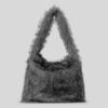 Niche Design Plush Underarm Bag Slouchy Искусственный мех Сумка Зимняя меховая сумка для женщин