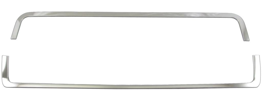 BRIGHTZ Finish Stainless Steel Plated Front Bumper Mould for Acty Truck Ultra-Mirror (2-Piece Set) HA8/HA9 (A8, A9, 8/9) [GRI-COV-L-046]