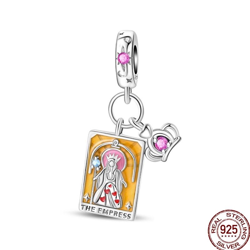 Шармы Медь Карта Таро Дьявол Отшельник Колесо Фортуны Солнце Звезда Подвеска Подходит для Браслетов Ожерелья DIY Ювелирные изделия