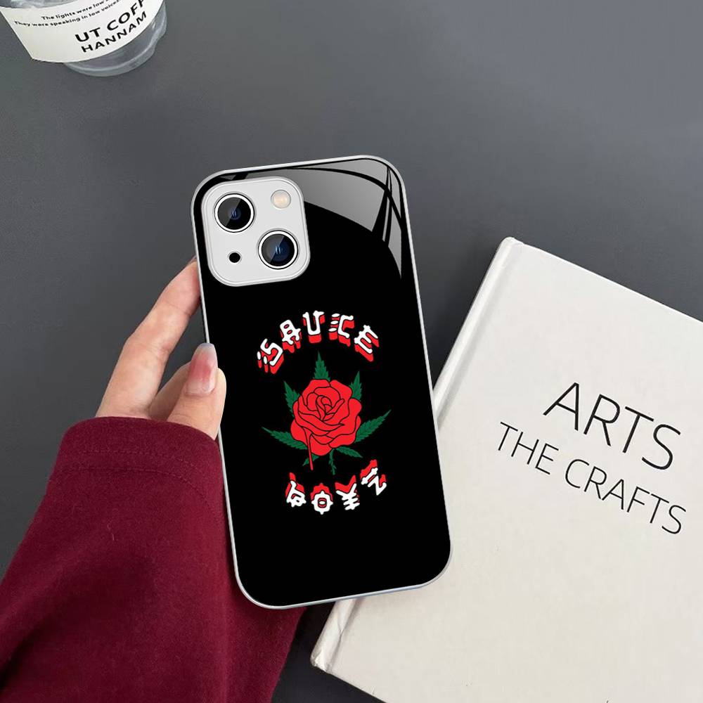 E-Eladio C-Carrion Sauce Boyz Закаленное Стекло Для Iphone 14 13 12 11 Pro Mini XS MAX 14Plus X XS XR Чехлы