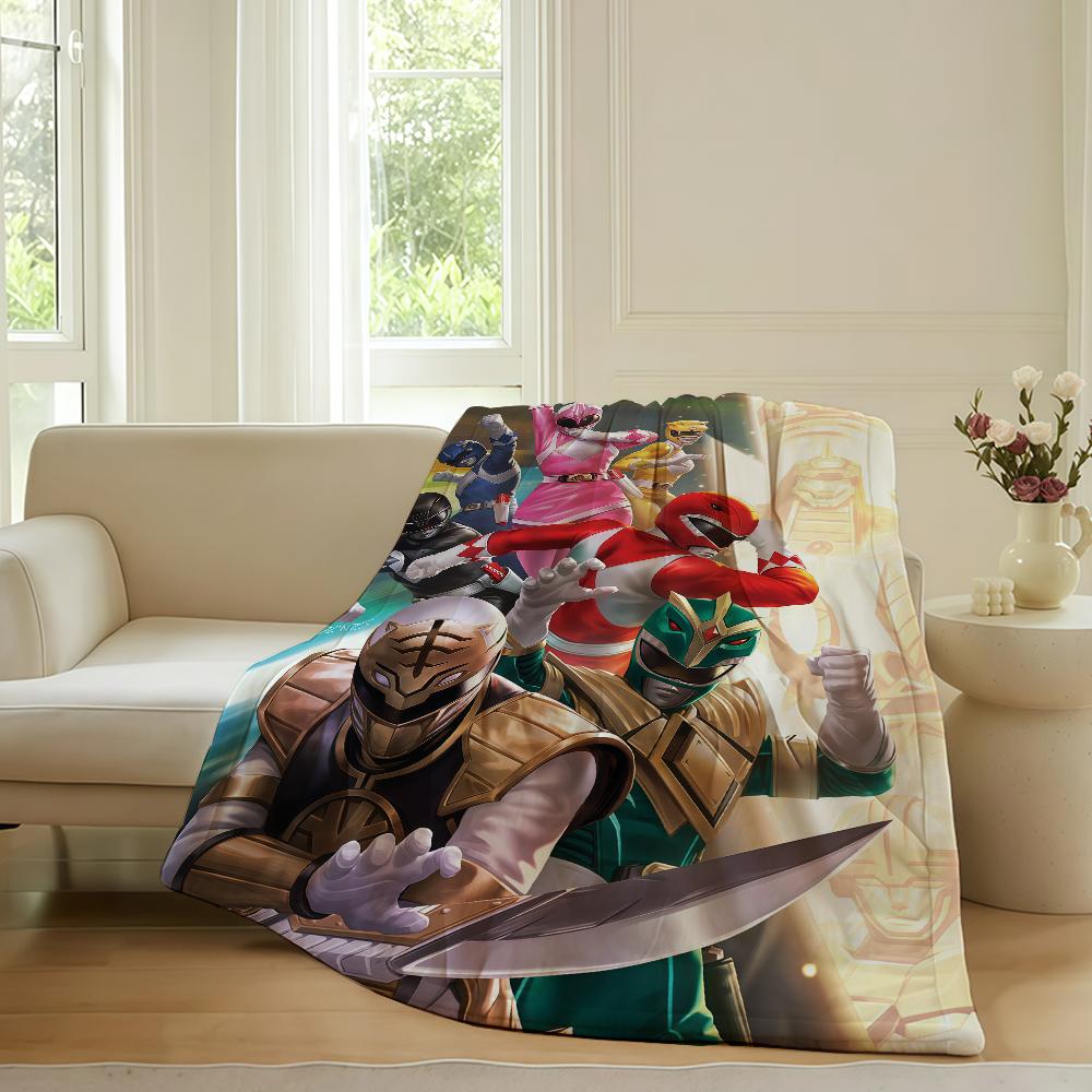 Adventure TV P Power R RangerS Blanket For Sofa Office Bed Plane Travel Sleep Read Relax Camping Soft And Warm