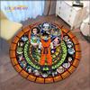 Ковер с Гоку Мультяшный Dragon Ball Нескользящий Коврик для Пола Ковер Круглый Коврик для Игр в Игровую Комнату Детскую Ковры для Спальни