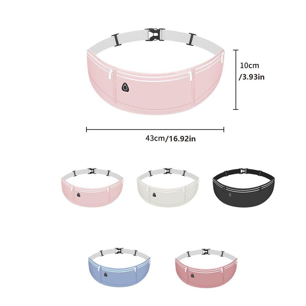 Breathable Running Waist Bag Waterproof Waist Pack Multi-function Sports Belt Bag  Gym Cycling