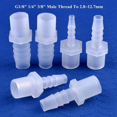 10 шт. G1/8" 1/4" 3/8" до 2,8~12,7 мм PP Pagoda Прямой соединитель для аквариума, штуцерные соединения, адаптер для воздушного насоса, система орошения, соединение садового шланга