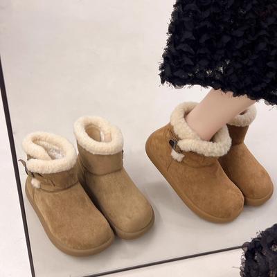 Ретро бархатные теплые зимние сапоги женские новые осенне-зимние из натурального меха цельнокроеные хлопковые сапоги на платформе хлопковая обувь