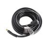 High Pressure Washer Hose M22 18Mpa 15m Black Garden Washer Pipe Sprayer Hose Partially Compatible for Nilfisk C100