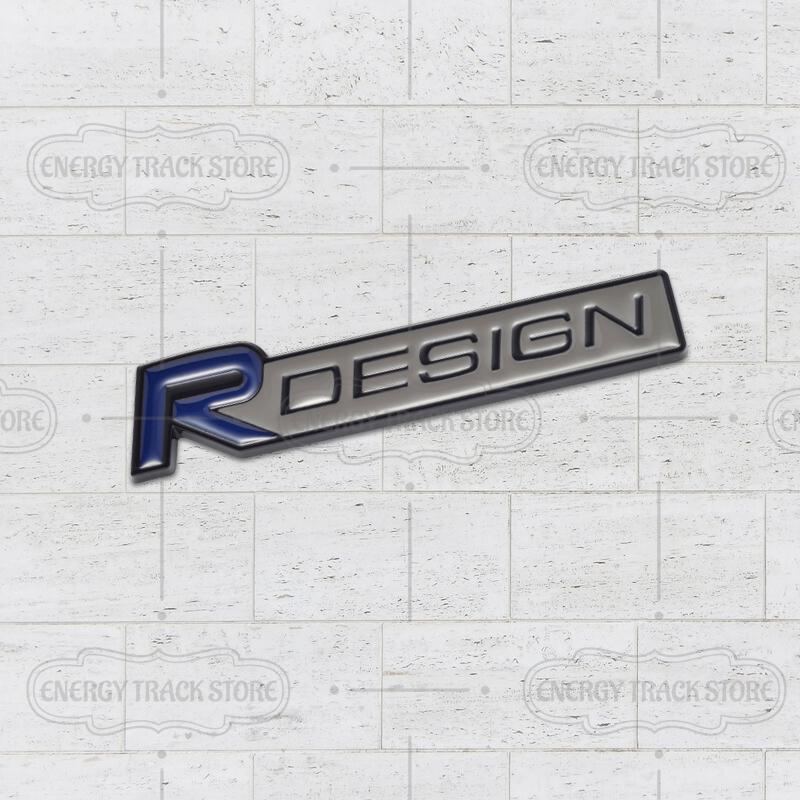 Car Sticker R Design Logo Front Grille Emblem Side Fender Rear Trunk Badge For Volvo V60 S40 S60 XC40 XC60 XC90 V90 V70 XC70 C70