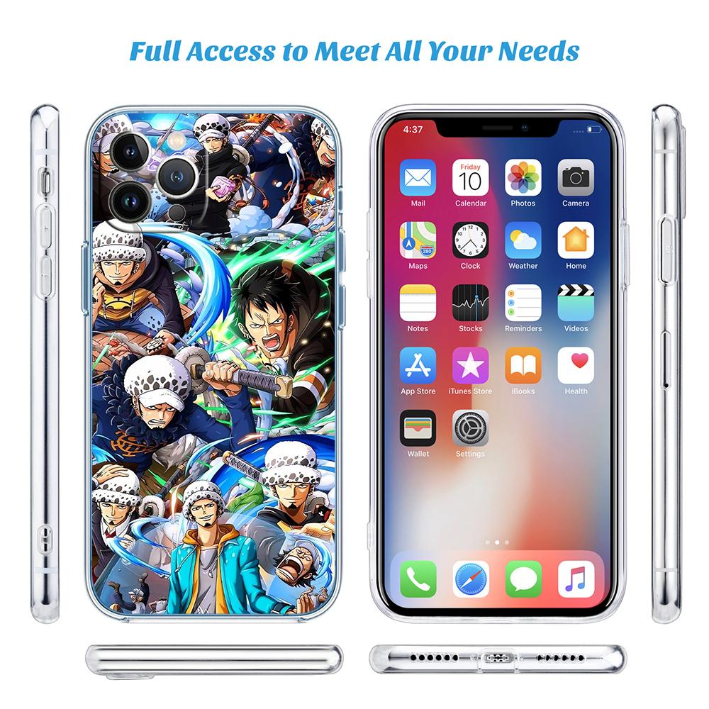 FM38 One Piece Law Transparent Phone Case for Motorola Moto G40 G04 G05 One Ace Action Fusion + Plus Hyper Macro Vision Zoom