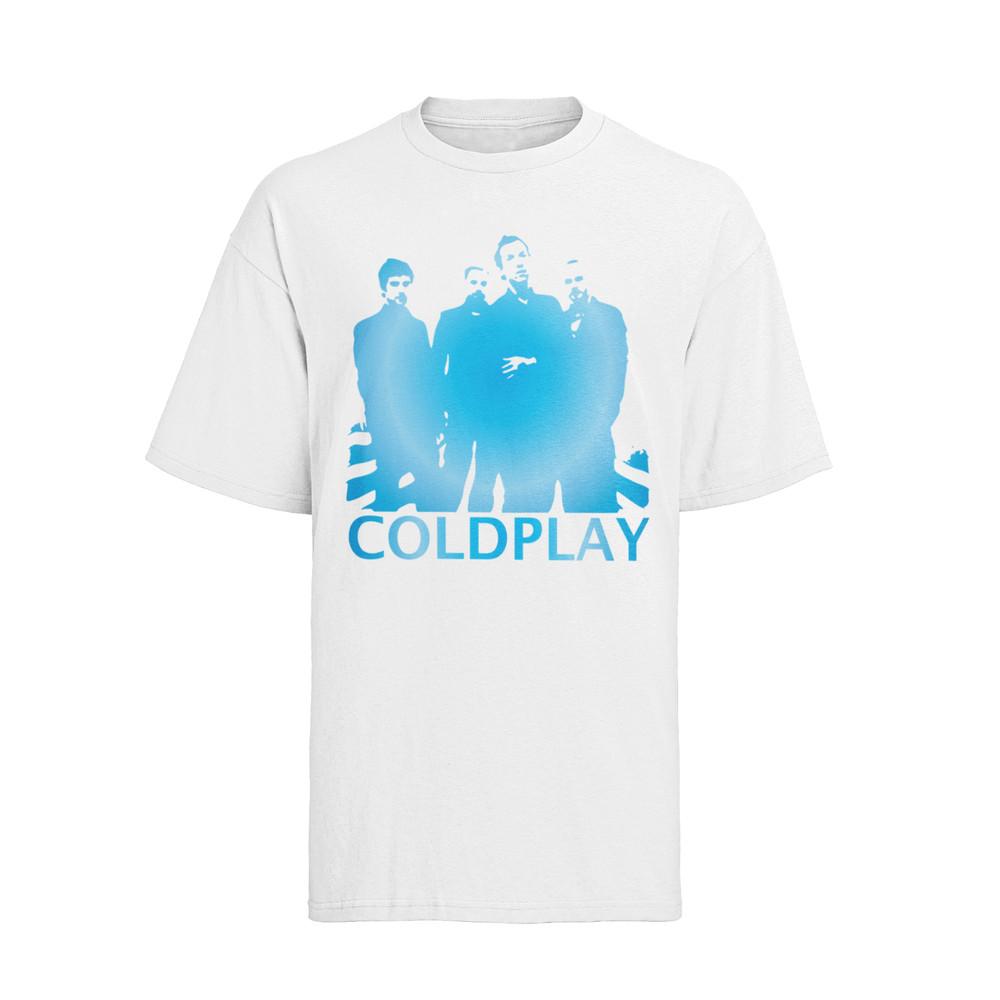 Ретро Футболка Мужская COLDPLAY Группа 70-е 80-е 90-е Концертная