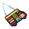 Sensory Activity Board Relief Anxiety Puzzle Bus Shape Dementia Sensory Pad for Old People Toddlers
