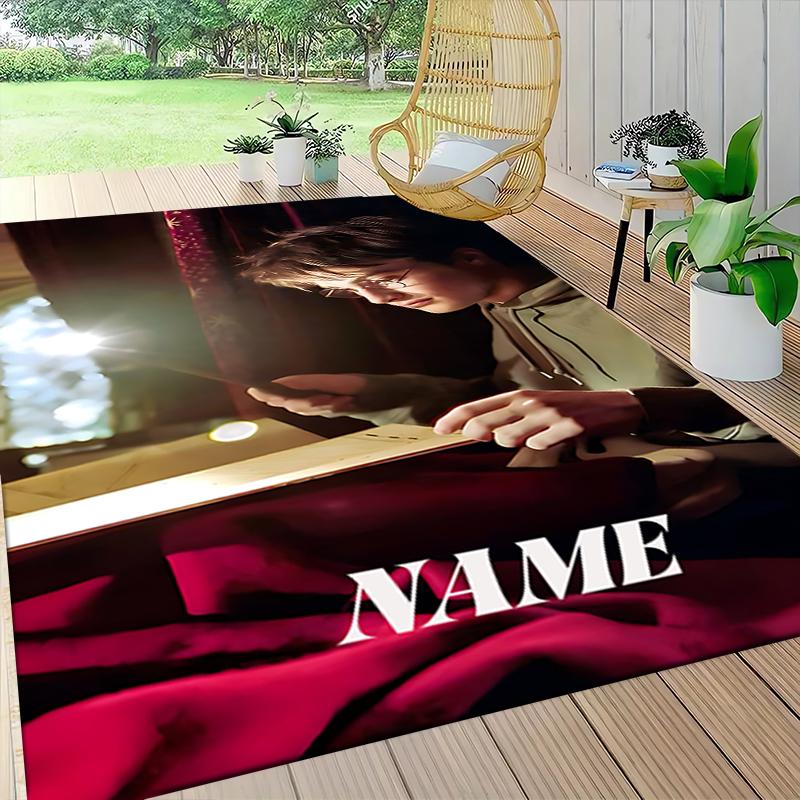 Custom Name "Harry Potter's Journey" Carpet Rug Customizable Soft Washable Anti-Slip Home Living Room Sofa Mats Personalized Rug. 090975
