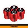 APF2  1Set Car Styling Metal Wheel Tire Valve Caps Dust Accessories For Citroen C1 DS3 C2 C3 Vts C4 Saxo C4L C5 C6 C8 Xsara C3-XR