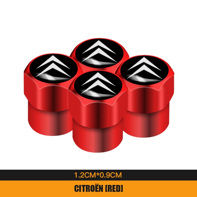 APF2 1Set Car Styling Metal Wheel Tire Valve Caps Dust Accessories For Citroen C1 DS3 C2 C3 Vts C4 Saxo C4L C5 C6 C8 Xsara C3-XR