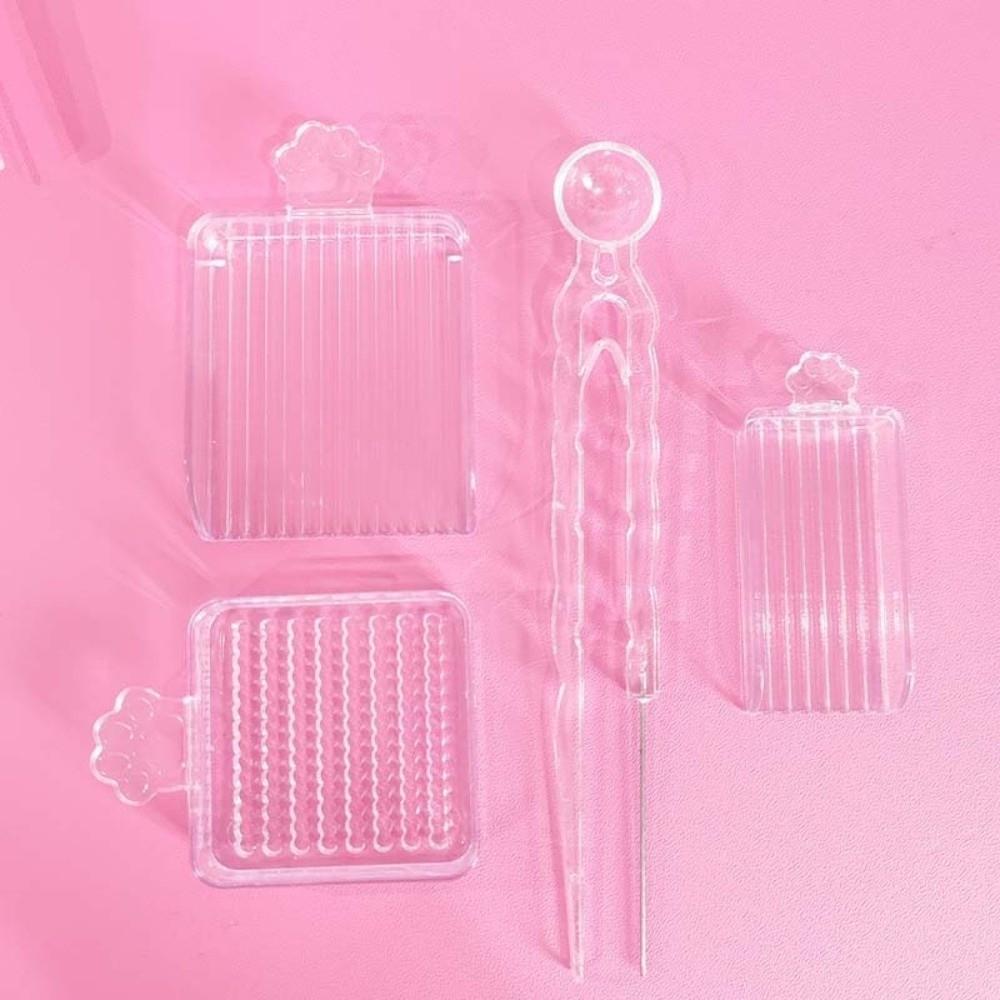 3/4/5 шт./набор Пластиковые бусины Термомозаика Игла Пинцет Инструменты для бисероплетения Набор для изготовления бобов