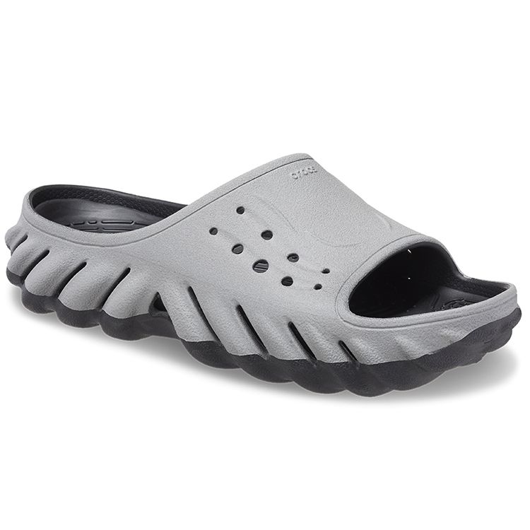 Crocs Echo Slide Reflective Unisex Sneakers Grey Black 208804-0WN