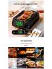 Двухканальный складной BBQ и мясной термометр 3-в-1 - Проводной, пищевой зонд