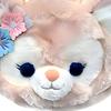 Hong Kong Disneyland 2024 Lina Bell Plush Mini Handbag Unisex handbags Light-Pink DISNEY-2408-0009
