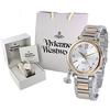 Pink Gold Silver Stainless Steel Watch VV006RSSL with Shopping Bag [Vivienne Westwood] Women's
