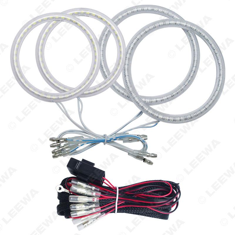 Светодиодные фары «ангельские глазки» SMD с крышкой для Hyundai Tiburon/Sonata/i30