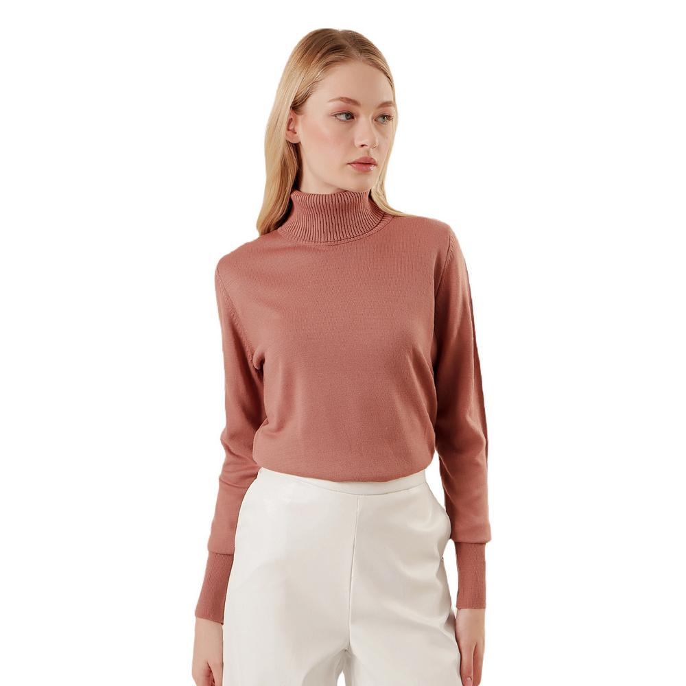 Fierte Женский свитер Bgdt47000 Водолазка Трикотаж