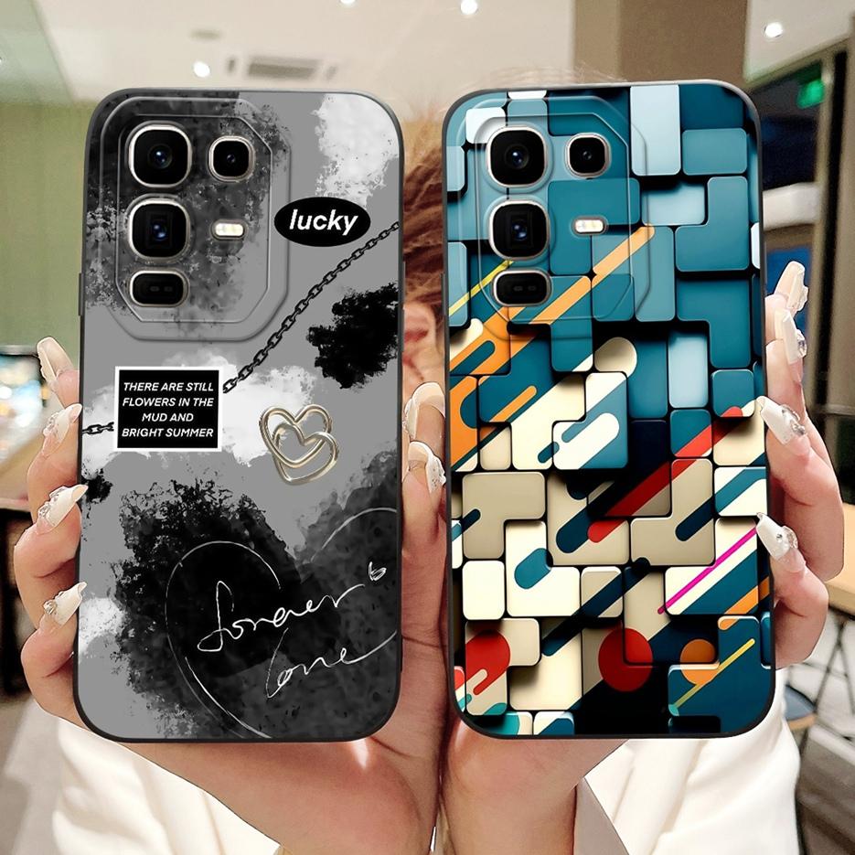 Чехол для Infinix Note 50X 5G X6857B Новый Конфетный Расписной Чехол для Телефона Для Infinix Note 50 Pro Plus 50S Note50X Note50S 5G Оболочка