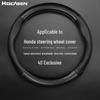 Car Steering Wheel Cover for Accord, CRV, XRV, Vezel, Spirior, and Crider - Carbon Fiber