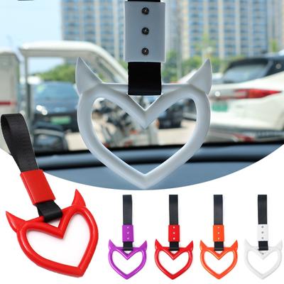 Ручка автомобиля с клаксоном Love Trailer Trim с кольцом для вытягивания в машине Drift Charm с предупреждающим кольцом для бампера, автомобильные аксессуары