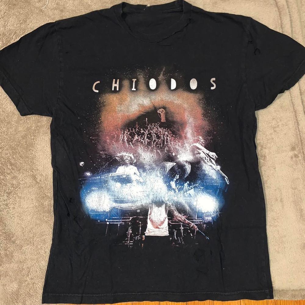 Винтажная унисекс футболка с коротким рукавом группы Chiodos, все размеры от S до 5XL, CM170