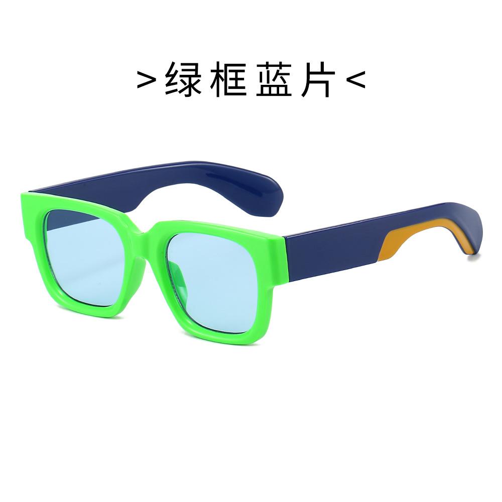 New fashion square sunglasses personalized trend sunglasses European and American street shooting outdoor thick-rimmed glasses men and women