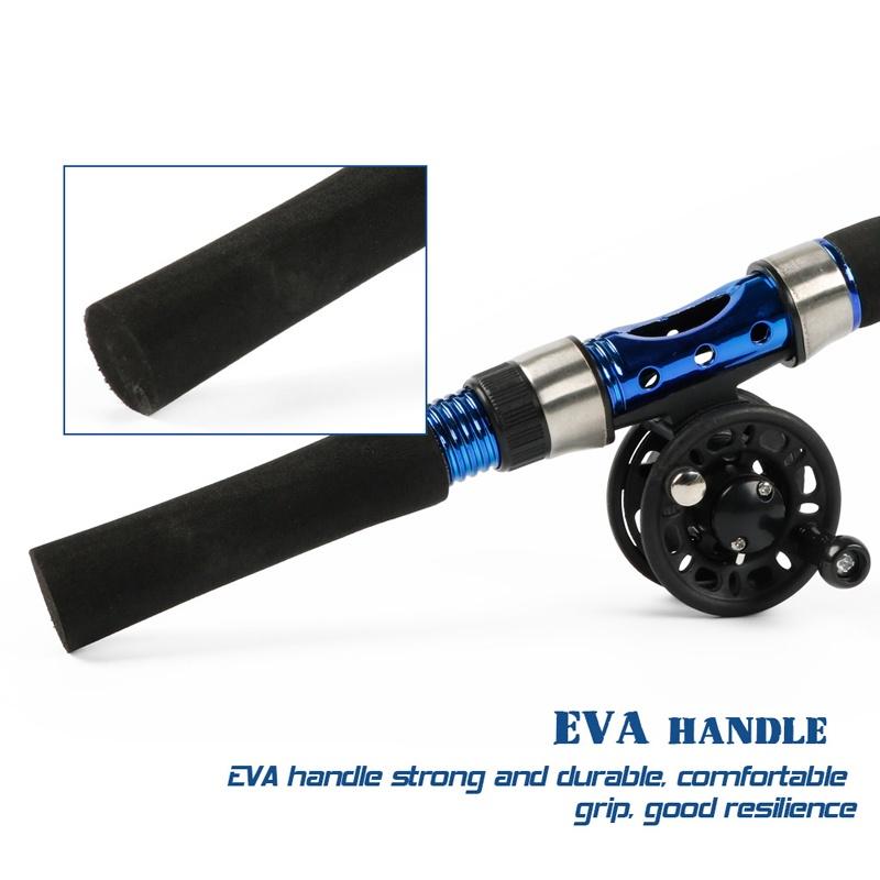 Ice Fishing Accessories Telescopic Fishing Rod Carbon Ice Fishing Reel Fishing Line Wheel