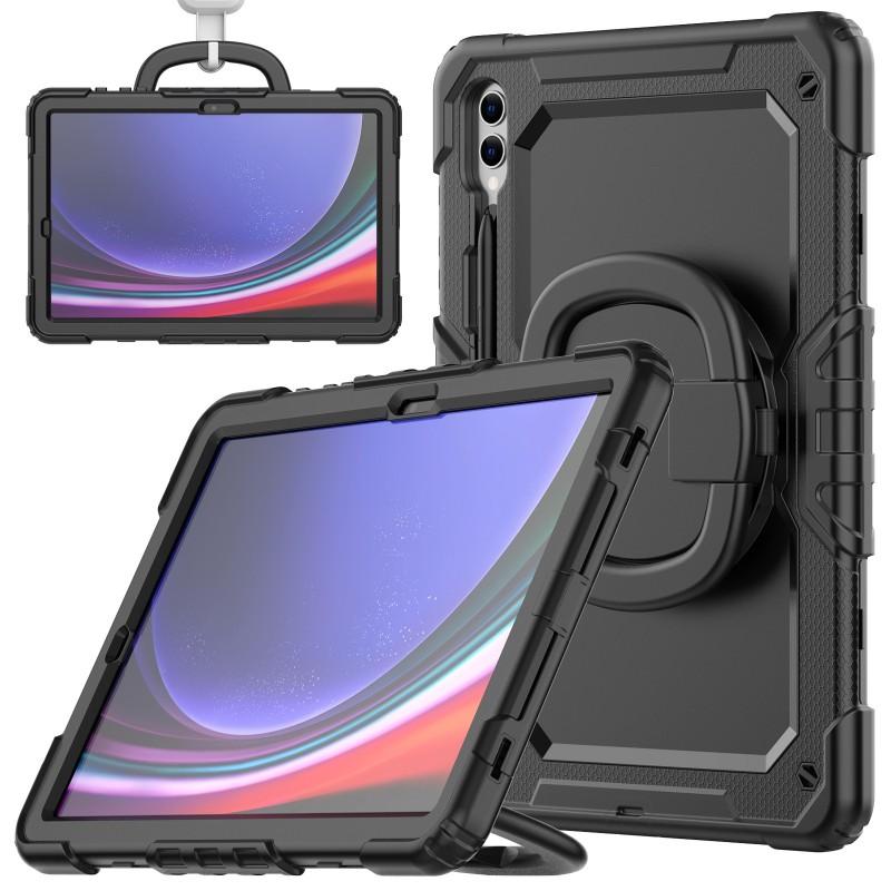Shockproof Full Cover Case With Wrist Strap Stand Galaxy Tab S10 Ultra Lite IPad Air 6