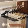 Goose-Shaped Non-Slip Pants Rack, 2-in-1 Z-Shape Hanger with Non-Marking Clips for Wardrobe Storage