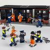 12-piece modern city police mini character building blocks eapons tactical characters military action children's mini toys