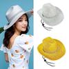 Eye-catching Crystal Cowboy Hats Bride Hat Panama Hat for Bachelorette Party Cowboy Hats for Club Stage Shows