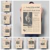 Vintage Newspaper Pictures Dcoration Mural Retro Poster Canvas Paintings and Living Room Wall Art Prints for Modern Home Decor