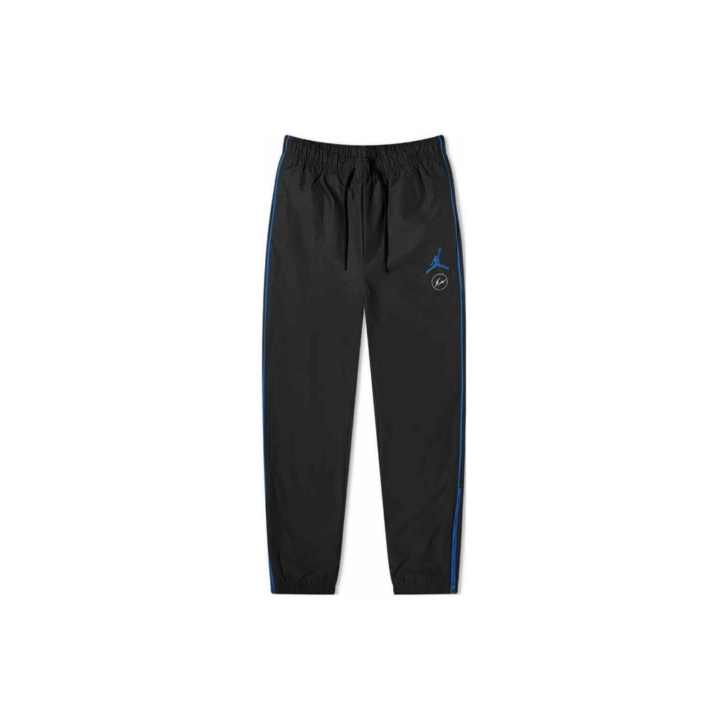 Мужские брюки из тканого материала Air Jordan x Fragment, черные/серебристые со светоотражающим эффектом DA2979-010